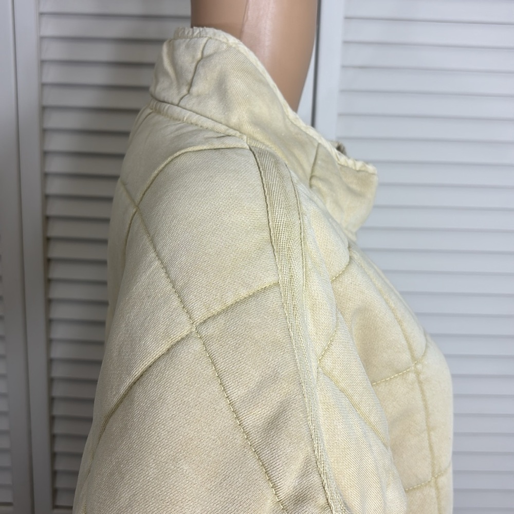 Free People Cream Quilted Puffer Jacket - Picture 11 of 15